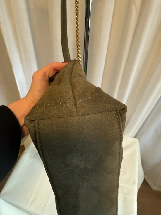 YSL Loulou puffer in suede - Picture 11 of 12